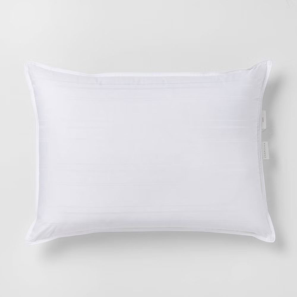 Standard/Queen Firm Down Bed Pillow White - Casaluna (SEE PHOTOS)